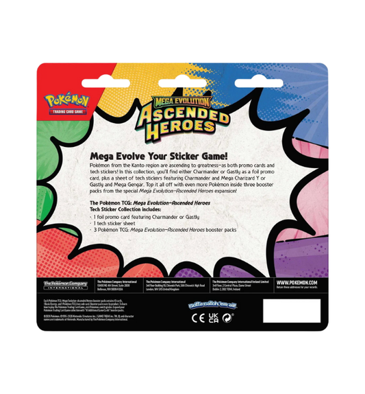 Pokémon Ascended Heroes (ME 2,5): Gastly Tech Sticker Collection