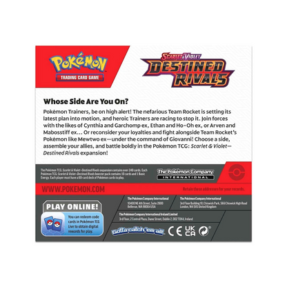 Pokémon Destined Rivals (SV10) Booster Box