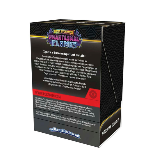 Pokémon Mega Evolution (ME02) Phantasmal Flames Booster Bundle