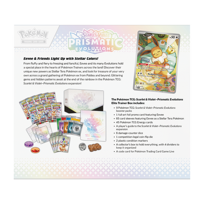 Pokémon Prismatic Evolutions (SV8,5) Elite Trainer Box