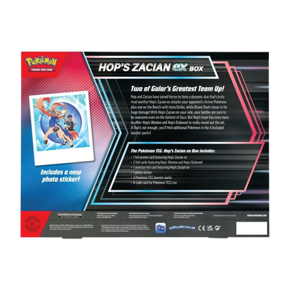 Pokémon: Hop’s Zacian ex Box