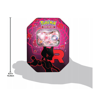 Pokémon Team Rocket Tin - MewTwo Ex