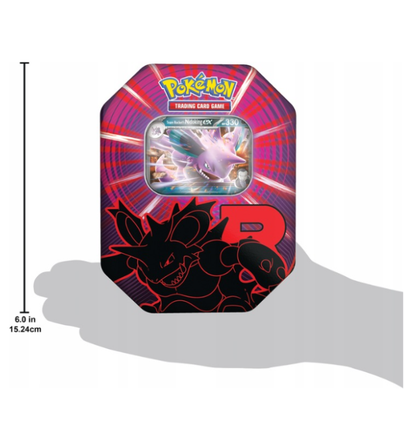 Pokémon Team Rocket Tin - Nidoking Ex